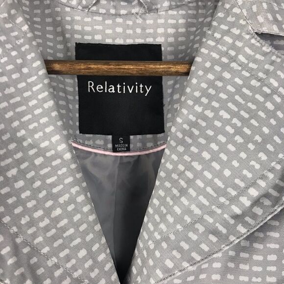 Relativity Women’s Belted Coat Size S - Picture 10 of 10